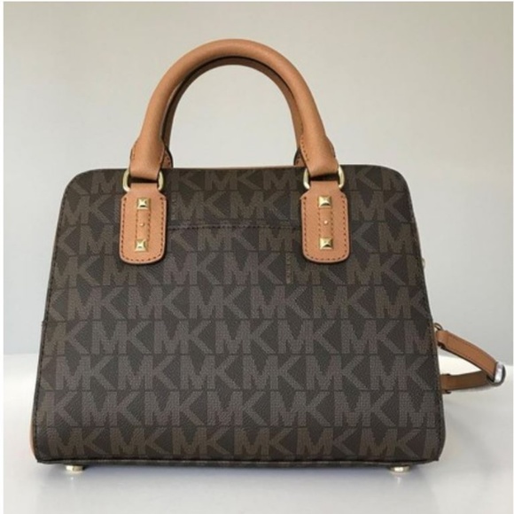 NWT MICHAEL KORS Studded Satchel/Crossbody Bag - Picture 6 of 8